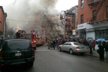 Взрыв частично обрушил пятиэтажный дом на Манхэттене