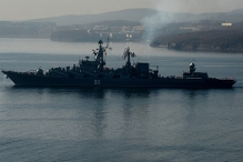 Ракетный крейсер «Варяг» сменит «Москву» у берегов Сирии